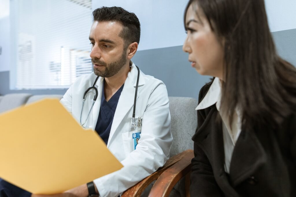 Chiropractic clinic staff scheduling a new patient appointment