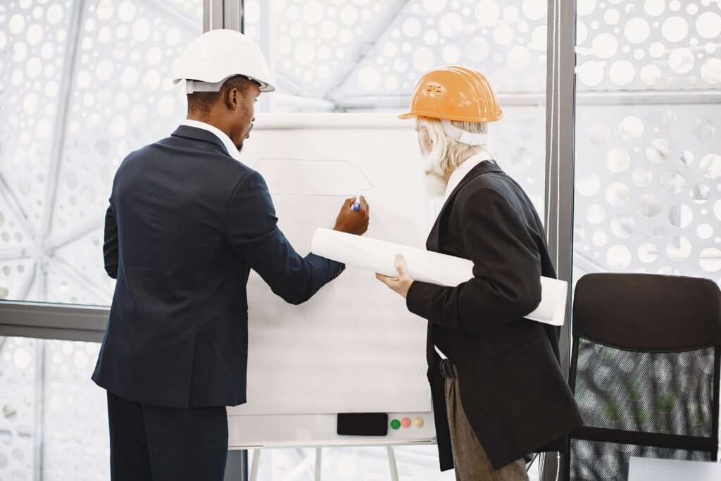 General contractor reviewing new project inquiries generated through marketing